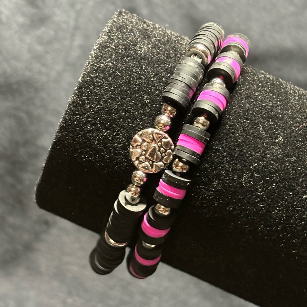 🐠 Handmade clay bead bracelet
